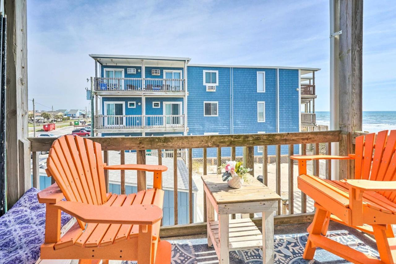 North Topsail Condo - Steps To Beach! North Topsail Beach Ngoại thất bức ảnh