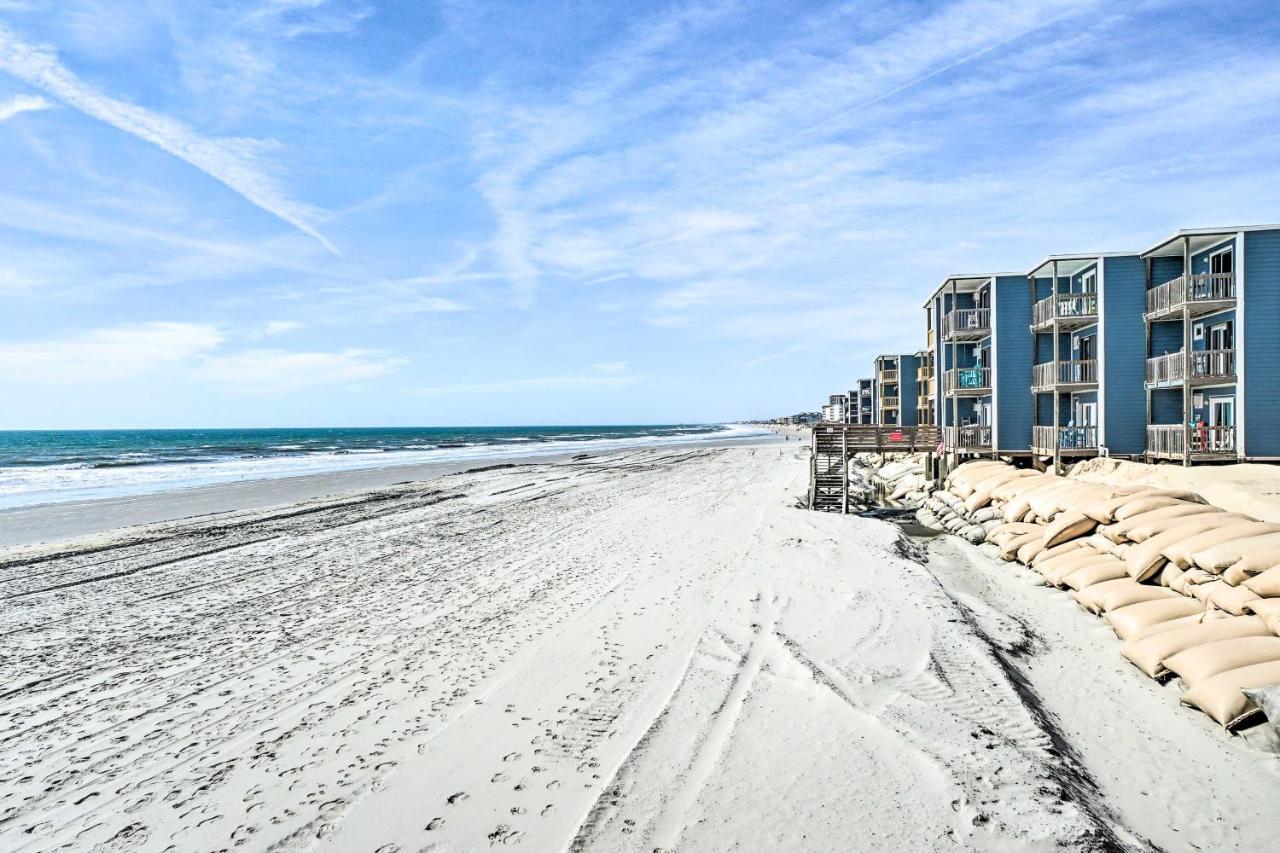 North Topsail Condo - Steps To Beach! North Topsail Beach Ngoại thất bức ảnh