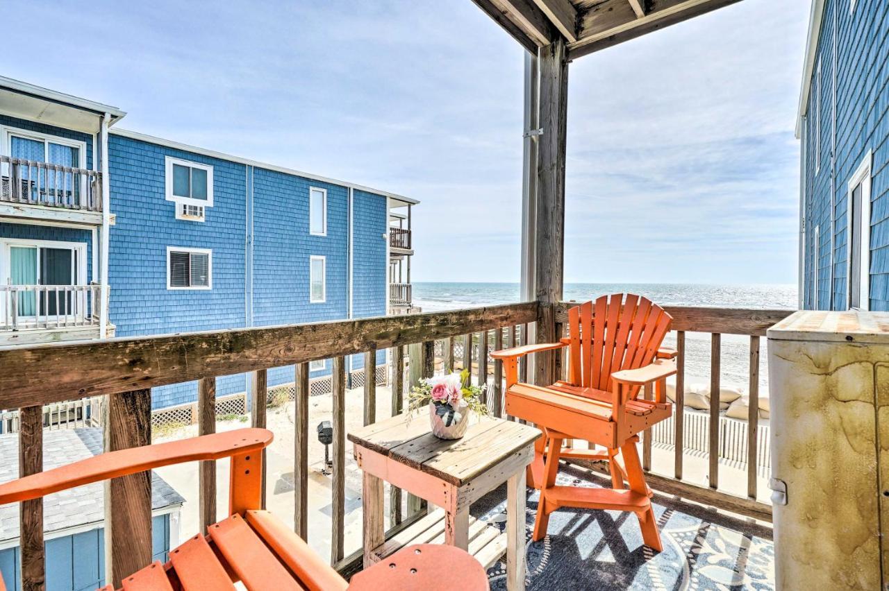 North Topsail Condo - Steps To Beach! North Topsail Beach Ngoại thất bức ảnh